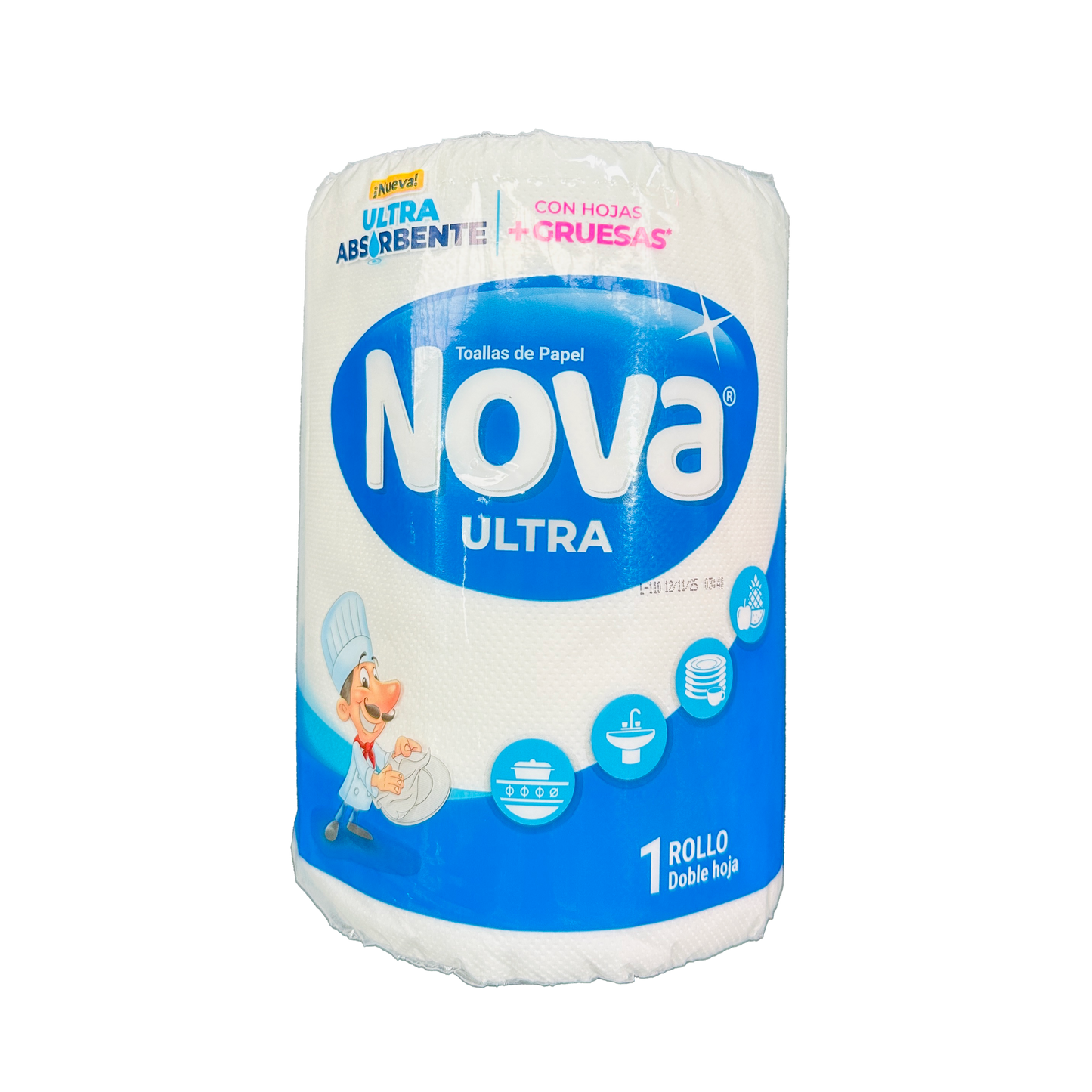 PAPEL TOALL NOVA ULTRA ABSORVENTE DOBLE HOJA