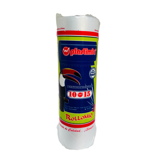 ROLLO 10X15 PESO 1 KG TRANSPARENTE ROLLOMIQ