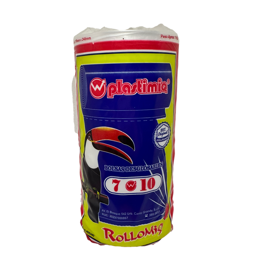 ROLLO 7X10 PESO 1 KG TRANSPARENTE ROLLOMIQ